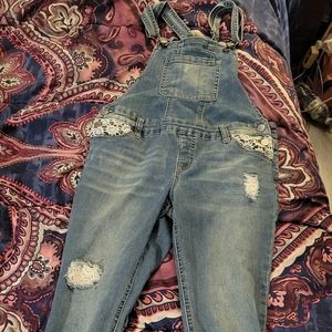 Justice size 12 overalls
